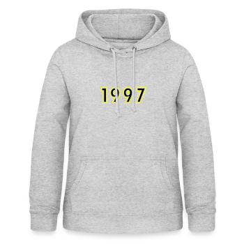 1997 Jahr Geburtstag - Frauen Hoodie - Hellgrau meliert - Vorne - AI Model Female 172 light (172cm)