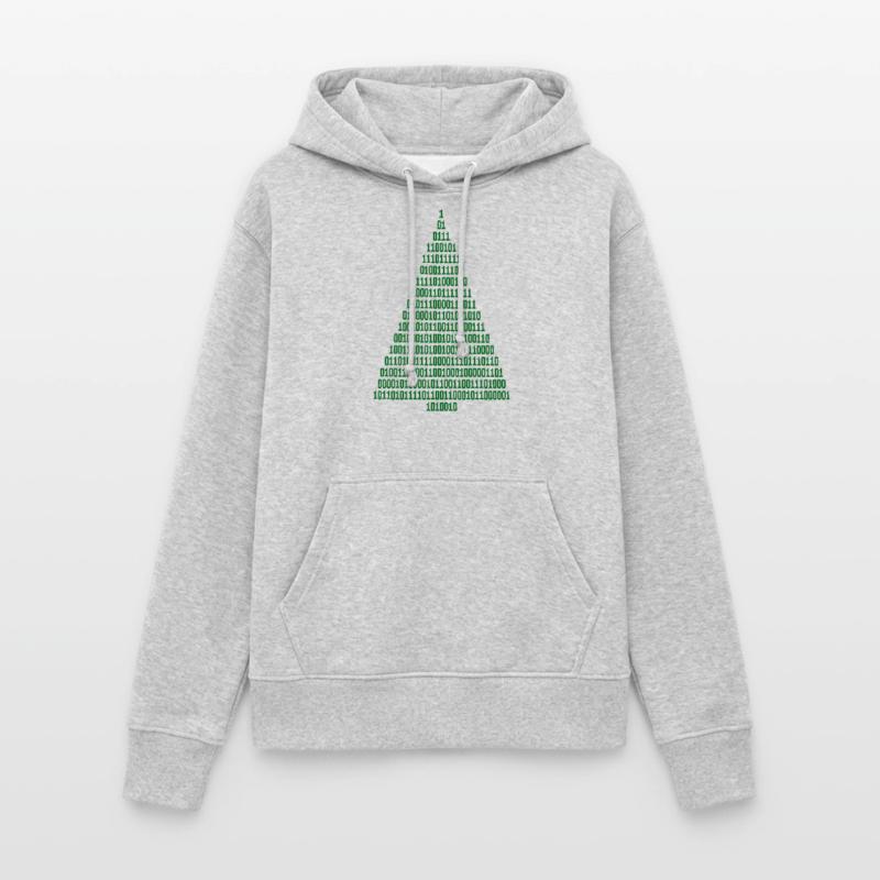 Christmas Christmas Tree Binary Code Computer Scientist Women's Hoodie