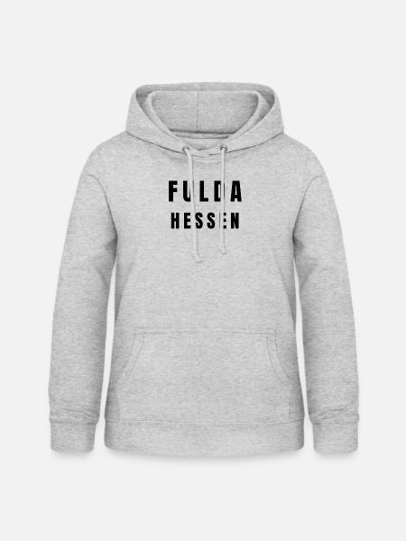 Fulda Hessen - Frauen Hoodie - Hellgrau meliert