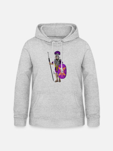 Optio Legionaire - Frauen Hoodie - Hellgrau meliert