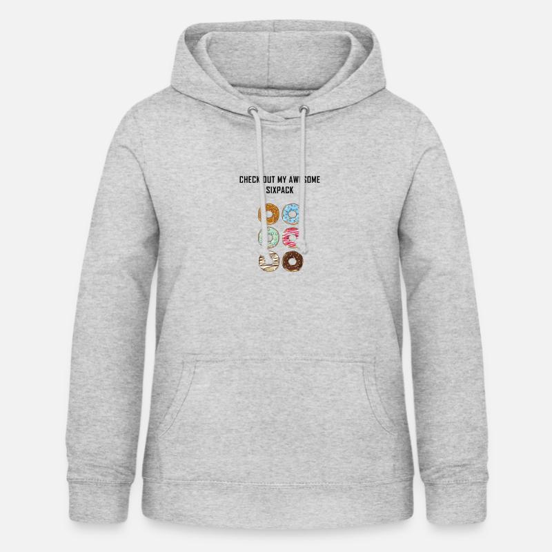 Découvrez mon pack de six génial - Sweat à capuche Femme - gris clair chiné