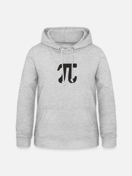 PI - Frauen Hoodie - Hellgrau meliert