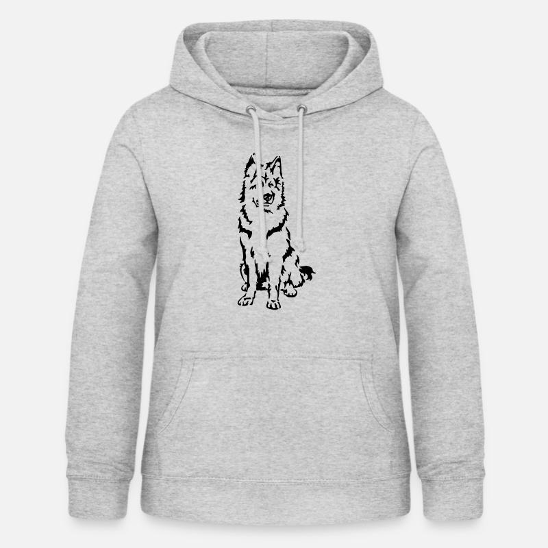 German Shepherd Old German - Women's Hoodie - light heather grey