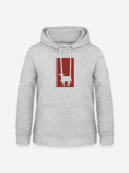 Vegan Veganerin - Frauen Hoodie - Hellgrau meliert