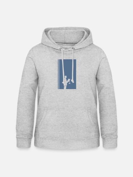 Richter Anwalt Versicherung - Frauen Hoodie - Hellgrau meliert