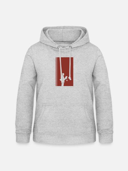 Richter Versicherung - Frauen Hoodie - Hellgrau meliert
