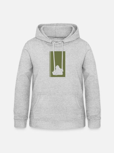Informatik Computerfreak - Frauen Hoodie - Hellgrau meliert