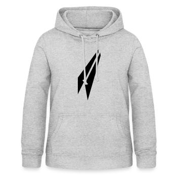 Sporty stripes Simpel - Women's Hoodie - light heather grey - Front - AI Model Female 172 light (172cm)