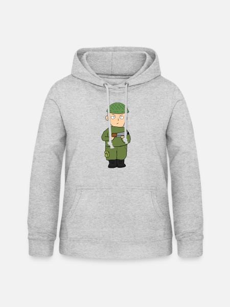 JanneMasa-Logo - Frauen Hoodie - Hellgrau meliert