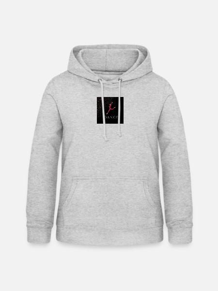 Tanz - Frauen Hoodie - Hellgrau meliert
