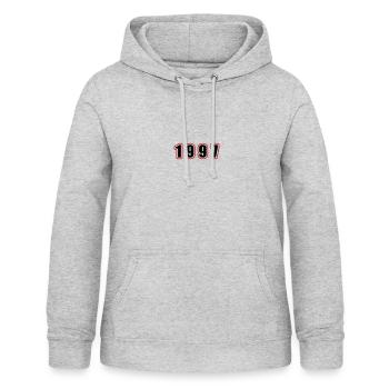 1997 Jahr Geburtstag - Frauen Hoodie - Hellgrau meliert - Vorne - AI Model Female 172 light (172cm)