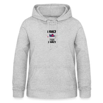 coach aqua poney - Sweat à capuche Femme - gris clair chiné - Devant - AI Model Female 172 light (172cm)