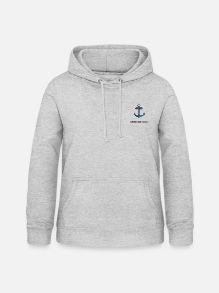 Eimsbush, Digga! - Frauen Hoodie - Hellgrau meliert