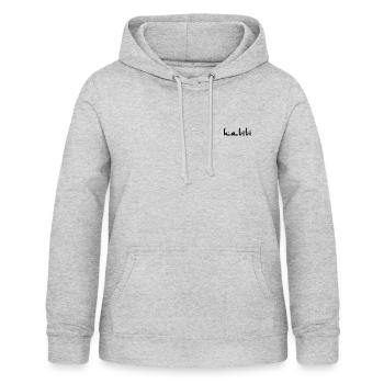 HABIBI - Frauen Hoodie - Hellgrau meliert - Vorne - AI Model Female 172 light (172cm)