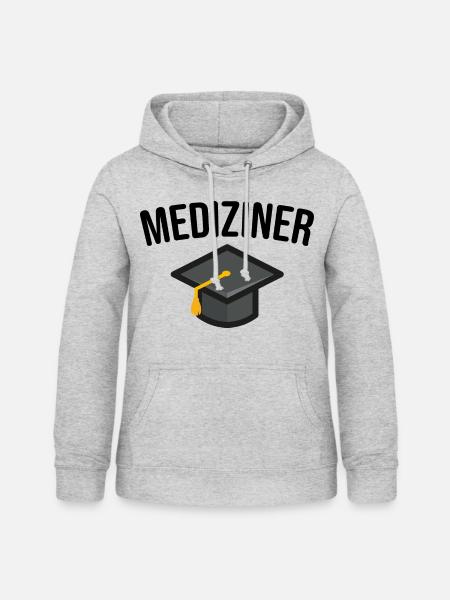 Mediziner Medizin Studium - Frauen Hoodie - Hellgrau meliert