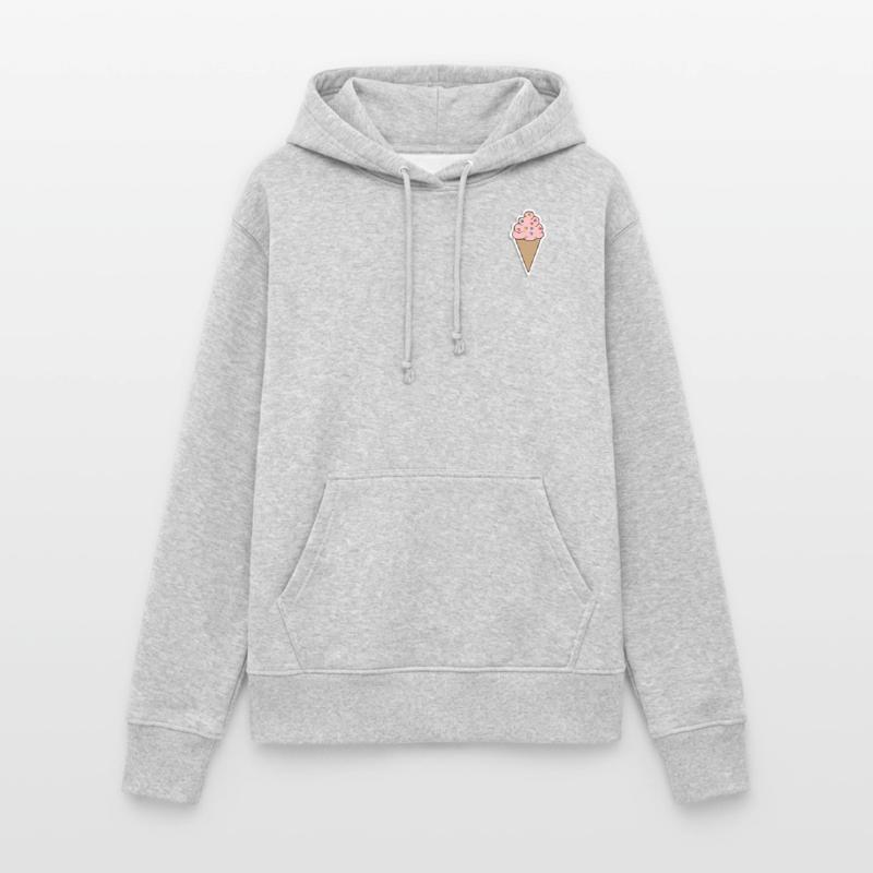 Eiscreme logo Sommer Softeis Geschenkidee Frauen Hoodie