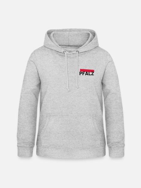 Pfalz Balken - Frauen Hoodie - Hellgrau meliert