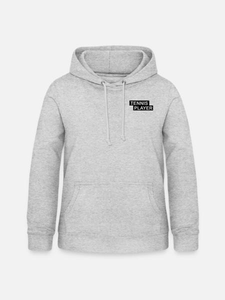 Tennis Player - Frauen Hoodie - Hellgrau meliert