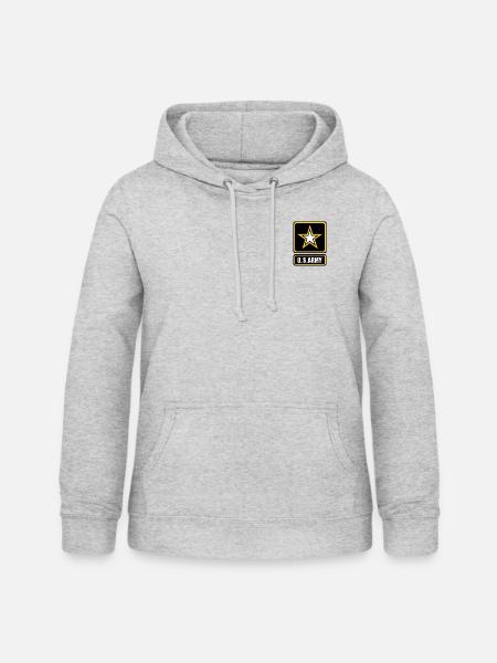 US Army - US Army - Frauen Hoodie - Hellgrau meliert