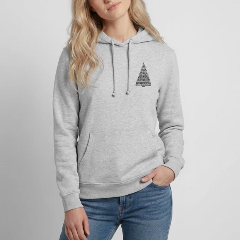 Christmas Christmas Tree Binary Code Computer Scientist Women's Hoodie