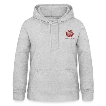 Santiago de Compostela - Frauen Hoodie - Hellgrau meliert - Vorne - AI Model Female 172 light (172cm)