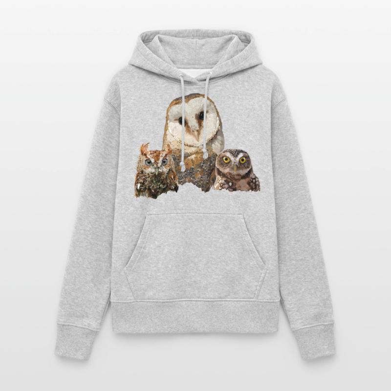 Scops Eule, kleine Eule und Eule Frauen Hoodie