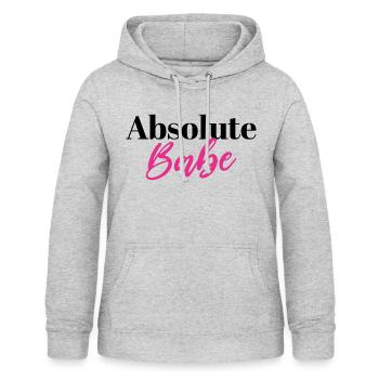 Absolutes Babe - Frauen Hoodie - Hellgrau meliert - Vorne - AI Model Female 172 light (172cm)
