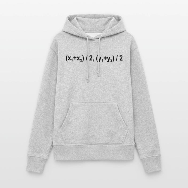Midpoint Formula Math Mathematical Physics Women's Hoodie