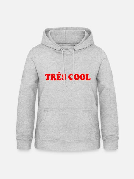 Trés cool - Frauen Hoodie - Hellgrau meliert