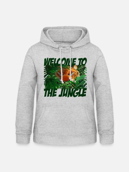 Das Dschungelbuch Willkommen Im Dschungel - Frauen Hoodie - Hellgrau meliert