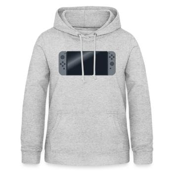 Console Switch - Women's Hoodie - light heather grey - Front - AI Model Female 172 light (172cm)