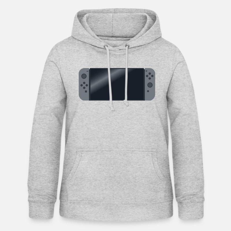 Console Switch - Women's Hoodie - light heather grey