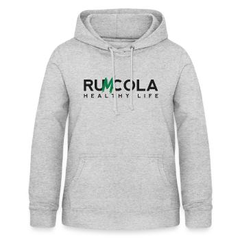 En roquette, mais manque un M - Rum Cola - Sweat à capuche Femme - gris clair chiné - Devant - AI Model Female 172 light (172cm)