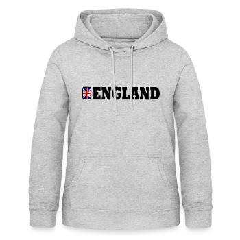 Union Jack - Women's Hoodie - light heather grey - Front - AI Model Female 172 light (172cm)