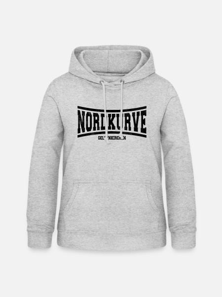 Nordkurve Gelsenkirchen Geschenkidee - Frauen Hoodie - Hellgrau meliert
