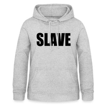 Slave - Frauen Hoodie - Hellgrau meliert - Vorne - AI Model Female 172 light (172cm)