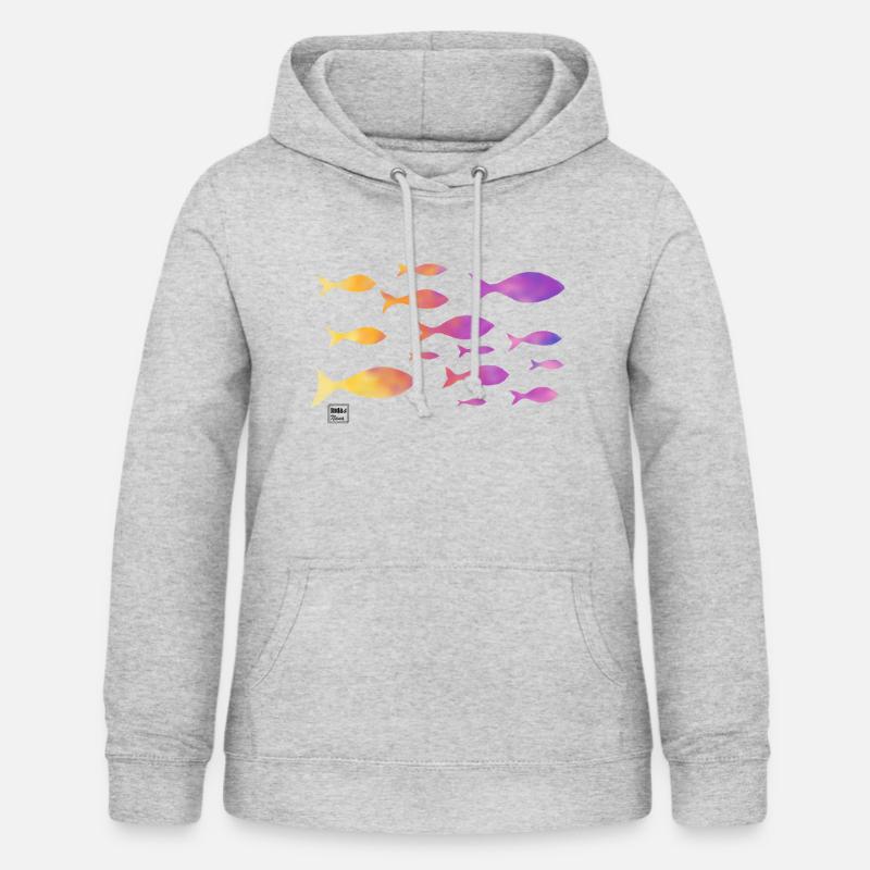 em fish - Women's Hoodie - light heather grey