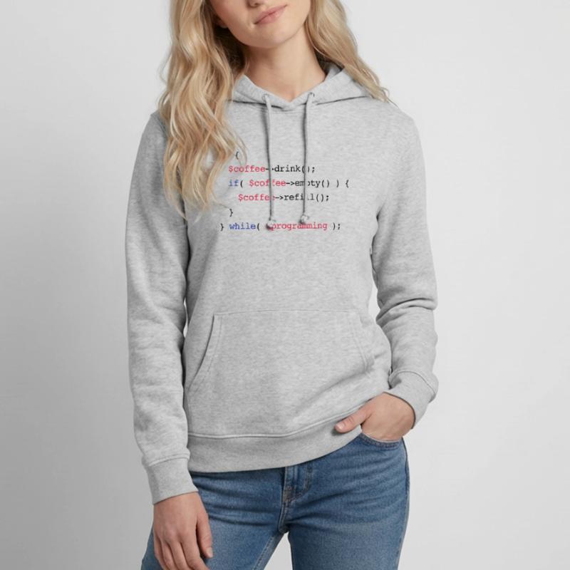 Code Coffee Refill Programming PHP Women's Hoodie