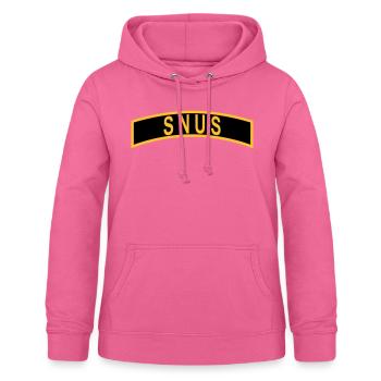SNUS BOW - Women's Hoodie - pink - Front - AI Model Female 172 light (172cm)