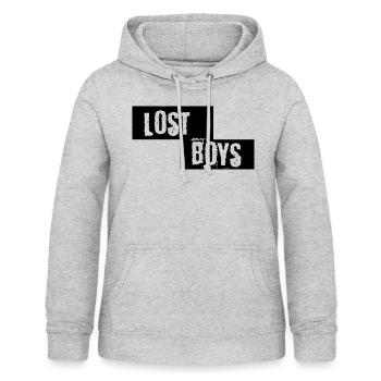 Lost Boys - Frauen Hoodie - Hellgrau meliert - Vorne - AI Model Female 172 light (172cm)