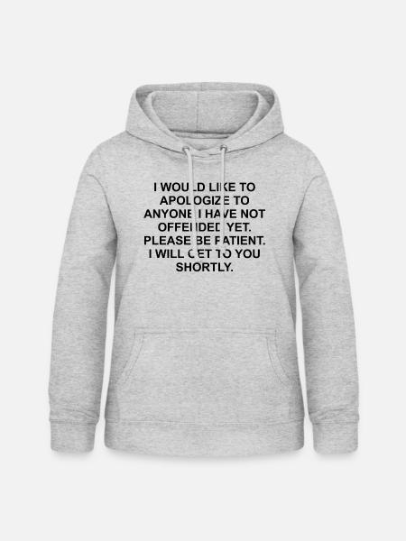 patients - Frauen Hoodie - Hellgrau meliert