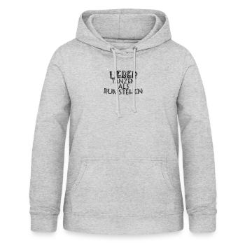 Tänzerin - Frauen Hoodie - Hellgrau meliert - Vorne - AI Model Female 172 light (172cm)