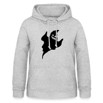 Ghost Spotted - Women's Hoodie - light heather grey - Front - AI Model Female 172 light (172cm)