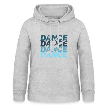 Danse Danse Danse Ballet Danseuse - Sweat à capuche Femme - gris clair chiné - Devant - AI Model Female 172 light (172cm)