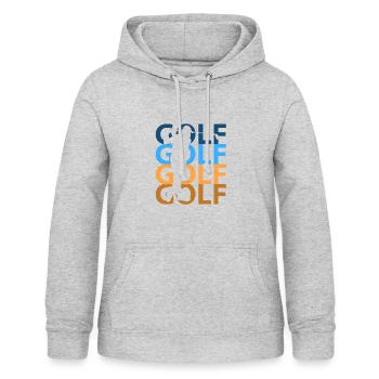 Golfer - Frauen Hoodie - Hellgrau meliert - Vorne - AI Model Female 172 light (172cm)