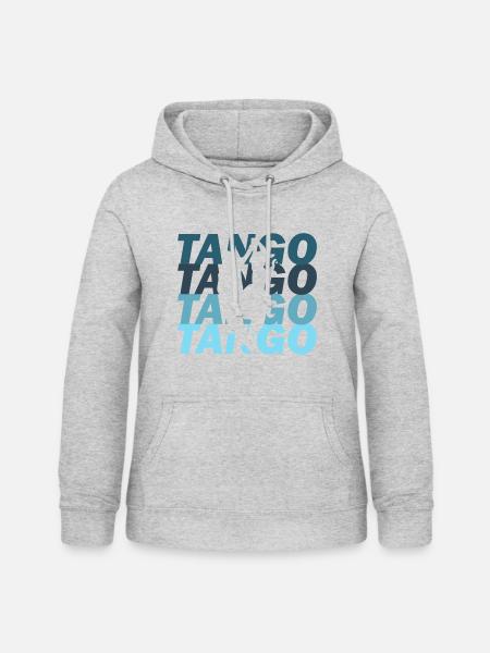 Tango - Frauen Hoodie - Hellgrau meliert