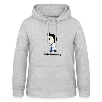 Greys Anatomy - #McDreamy - Frauen Hoodie - Hellgrau meliert - Vorne - AI Model Female 172 light (172cm)
