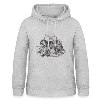 Bam Bam - Women's Hoodie - light heather grey - Front - AI Model Female 172 light (172cm)