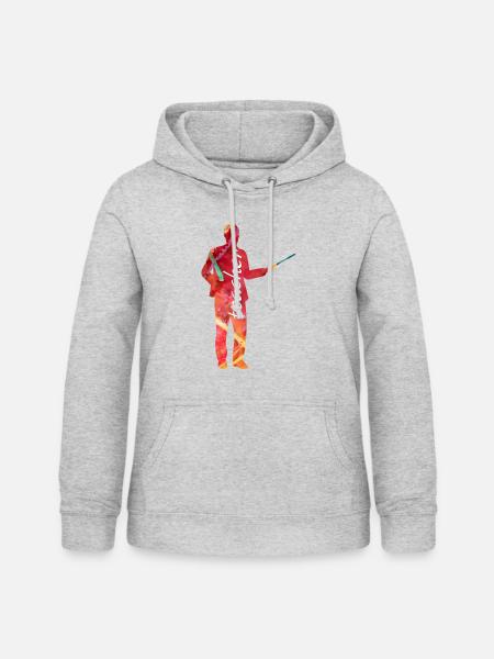 Mathelehrer - Frauen Hoodie - Hellgrau meliert