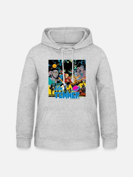 Jan Tenner Ein neuer Anfang - Frauen Hoodie - Hellgrau meliert